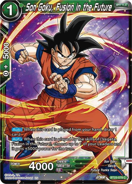 Son Goku, Fusion in the Future BT23-079 Common
