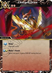Charged Draw (Sealed Event Promotion Pack) | Battle Spirits Saga Promo Cards | Uncommon | Holofoil | #ST01-014