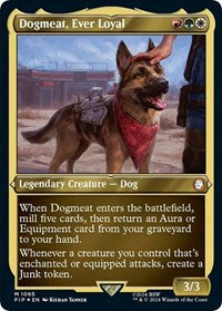 Dogmeat, Ever Loyal (Display Commander) - Thick Stock 1065 M Foil