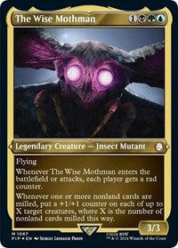 The Wise Mothman (Display Commander) - Thick Stock 1067 M Foil
