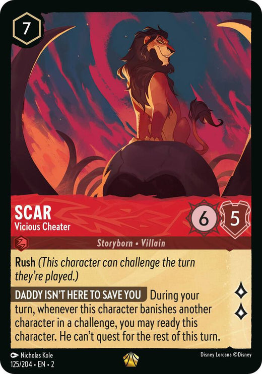 Scar - Vicious Cheater 125/204 Legendary