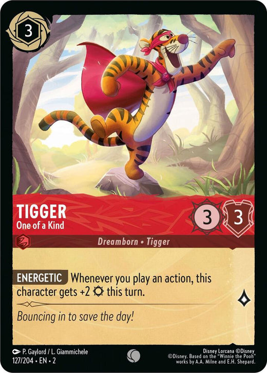 Tigger - One of a Kind 127/204 Common