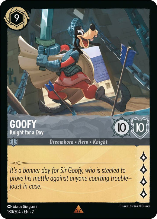 Goofy - Knight for a Day 180/204 Rare