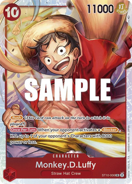Monkey.D.Luffy (006) ST10-006 SR Foil