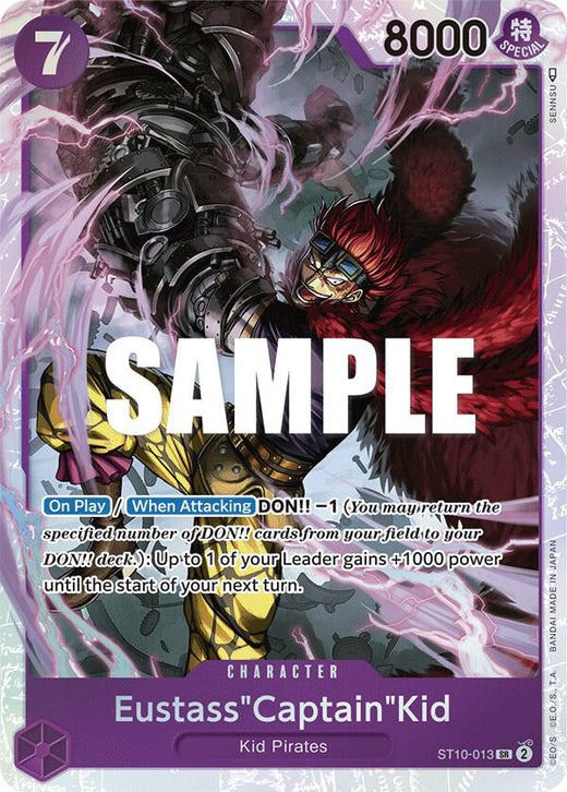 Eustass"Captain"Kid (013) ST10-013 SR Foil
