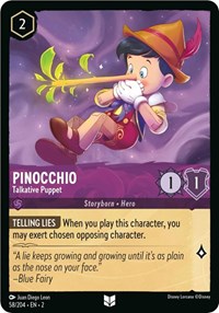 Pinocchio - Talkative Puppet 58/204 Uncommon