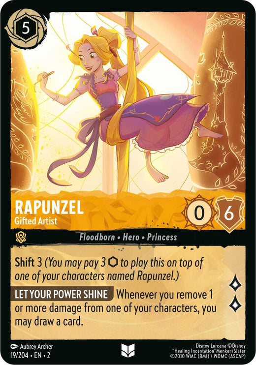 Rapunzel - Gifted Artist 19/204 Uncommon