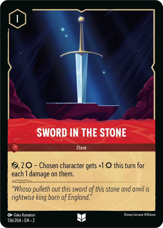 Sword in the Stone 136/204 Uncommon