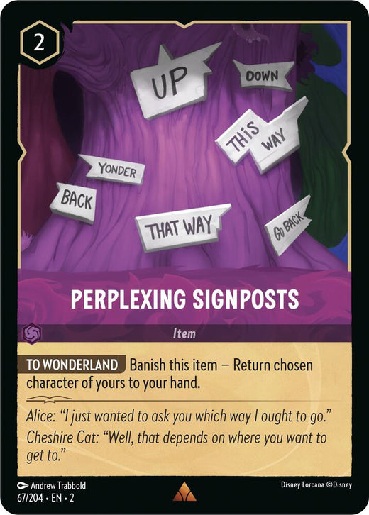 Perplexing Signposts 67/204 Rare