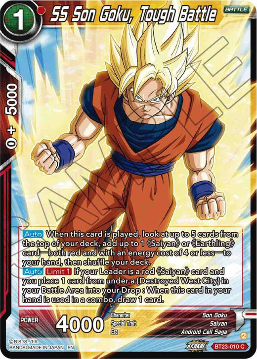 SS Son Goku, Tough Battle BT23-010 Common