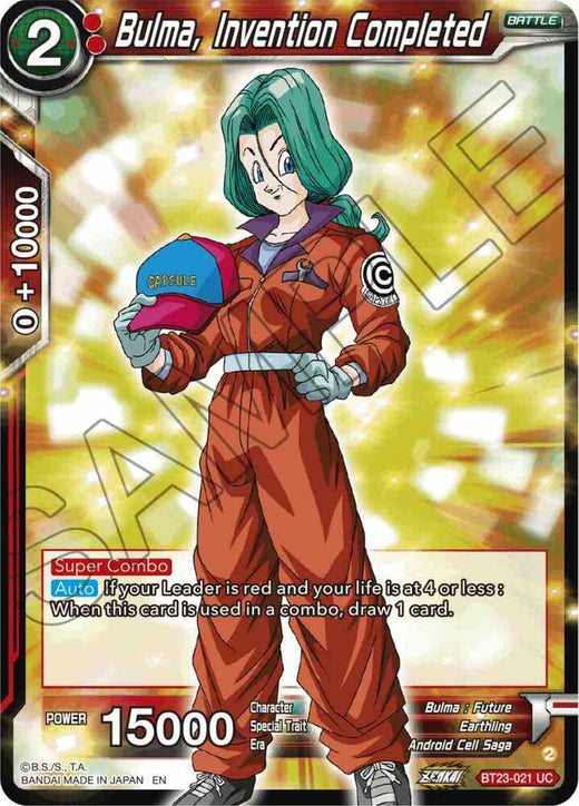 Bulma, Invention Completed BT23-021 Uncommon