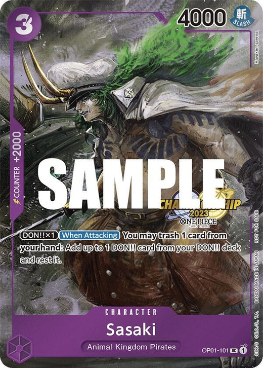 Sasaki (CS 2023 Event Pack) OP01-101 UC Foil