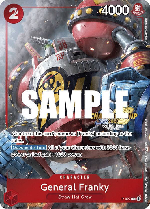 General Franky (CS 2023 Event Pack) P-027 PR Foil