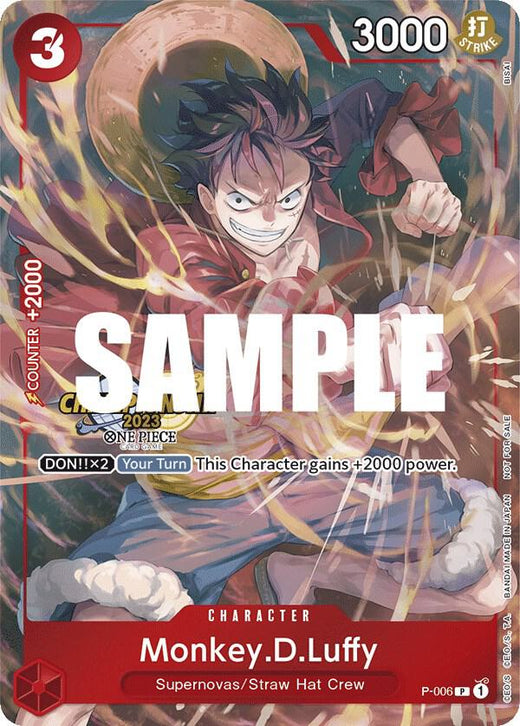 Monkey.D.Luffy (006) (CS 2023 Celebration Pack) P-006 PR Foil