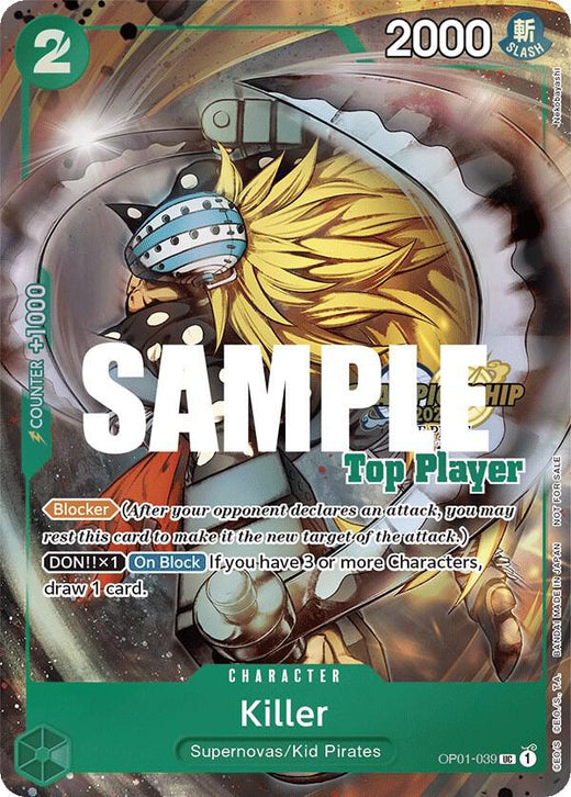 Killer (CS 2023 Top Players Pack) OP01-039 UC Foil