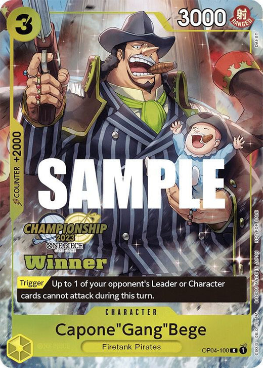 Capone"Gang"Bege (CS 2023 Top Players Pack) [Winner] OP04-100 R