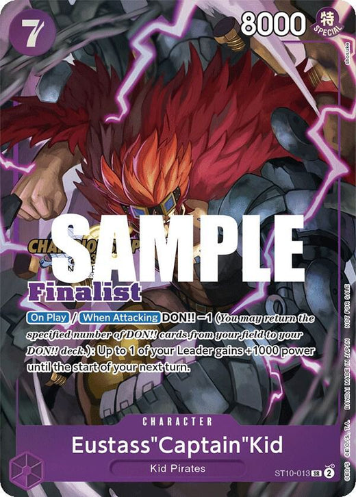 Eustass"Captain"Kid (CS 2023 Top Players Pack) [Finalist] ST10-013 SR