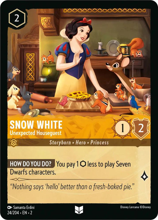 Snow White - Unexpected Houseguest 24/204 Uncommon