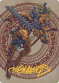 Sovereign Okinec Ahau Art Card (Gold-Stamped Signature) 53 S