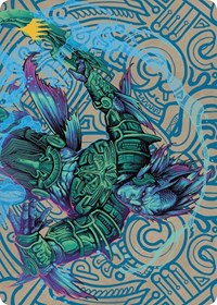 Hakbal of the Surging Soul Art Card (Gold-Stamped Planeswalker Symbol) 74 S