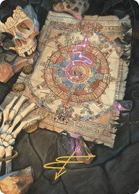 Map Token Art Card (Gold-Stamped Signature) 68 S