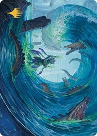 Wave Goodbye Art Card (Gold-Stamped Planeswalker Symbol) 76 S