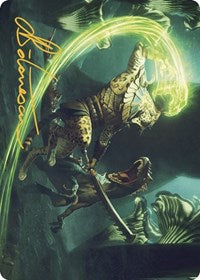 Contest of Claws Art Card (Gold-Stamped Signature) 72 S