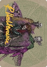 Throne of the Grim Captain Art Card (Gold-Stamped Signature) 55 S