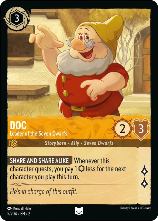 Doc - Leader of the Seven Dwarfs 5/204 Uncommon