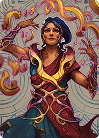 Saheeli, the Sun's Brilliance Art Card 52 S