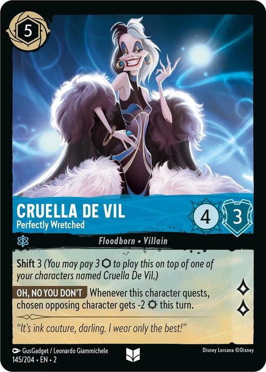 Cruella De Vil - Perfectly Wretched 145/204 Uncommon