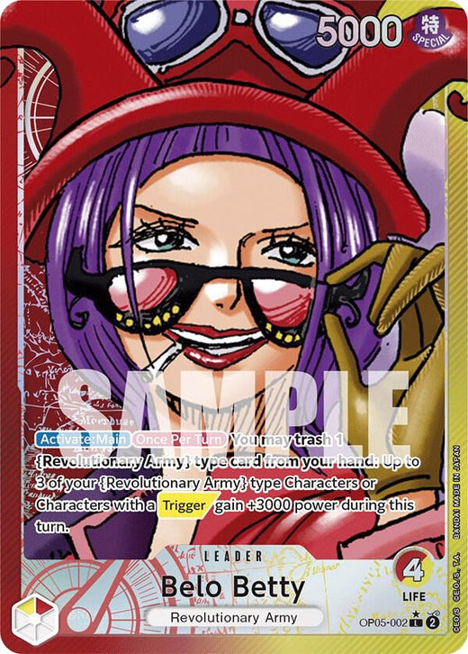 Belo Betty (002) (Alternate Art) OP05-002 L Foil