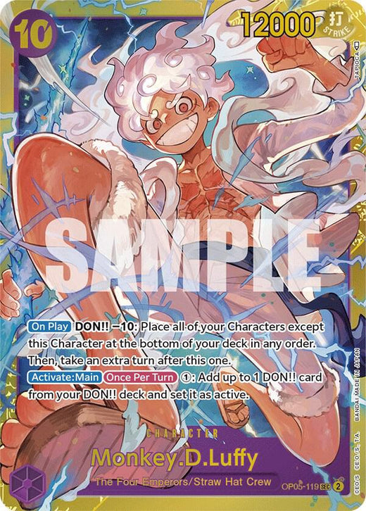 Monkey.D.Luffy (119) OP05-119 SEC Foil