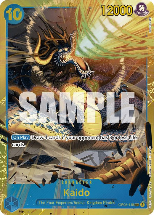 Kaido (118) OP05-118 SEC Foil