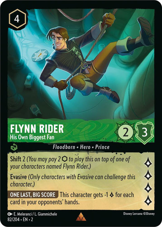 Flynn Rider - His Own Biggest Fan 82/204 Rare