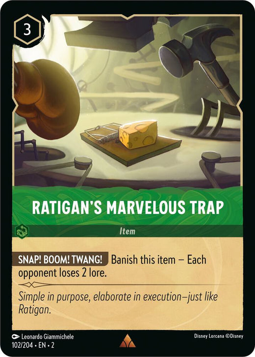 Ratigan's Marvelous Trap 102/204 Rare
