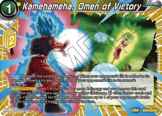 Kamehameha, Omen of Victory BT23-103 Uncommon