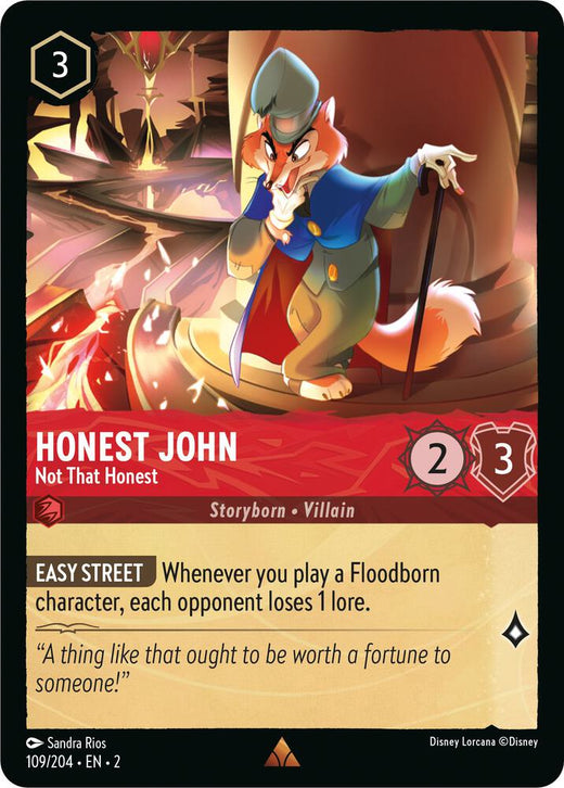 Honest John - Not That Honest 109/204 Rare