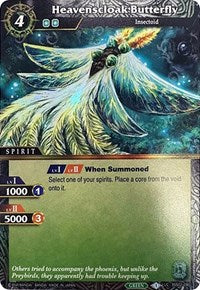 Heavenscloak Butterfly (Box Topper) | Battle Spirits Saga Promo Cards | Uncommon | Holofoil | #BSS02-090