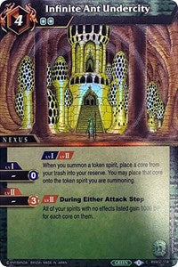 Infinite Ant Undercity (Box Topper) | Battle Spirits Saga Promo Cards | Common | Holofoil | #BSS02-114