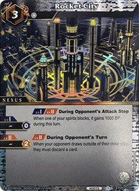 Rocket City (Box Topper) | Battle Spirits Saga Promo Cards | Common | Holofoil | #BSS01-111
