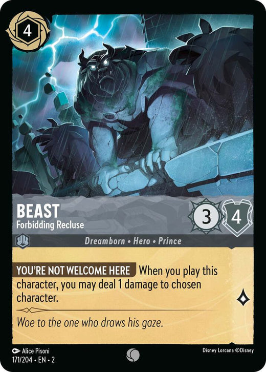 Beast - Forbidding Recluse 171/204 Common