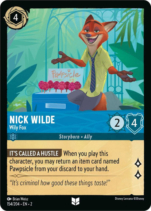 Nick Wilde - Wily Fox 154/204 Uncommon
