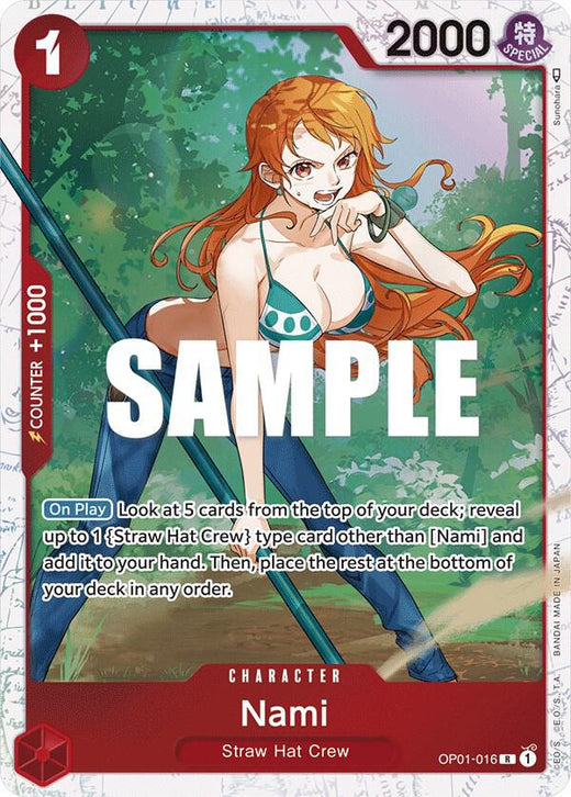 Nami - OP01-016 (Ultra Deck: The Three Captains) OP01-016 R Foil