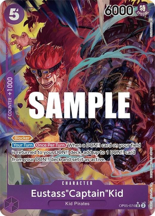 Eustass"Captain"Kid (Alternate Art) OP05-074 SR Foil