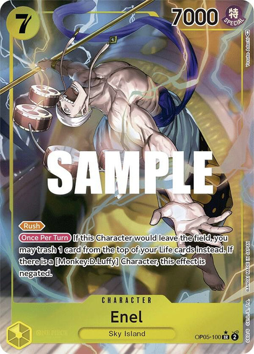 Enel (100) (Alternate Art) OP05-100 SR Foil