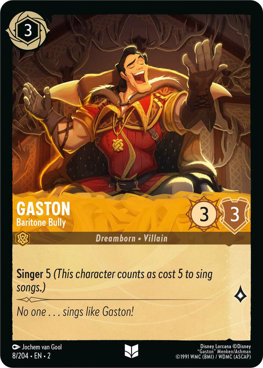 Gaston - Baritone Bully 8/204 Uncommon