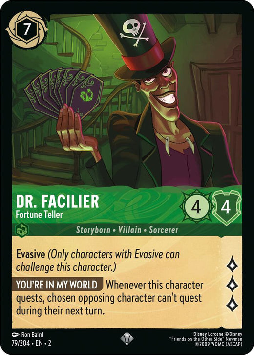 Dr. Facilier - Fortune Teller 79/204 Super Rare