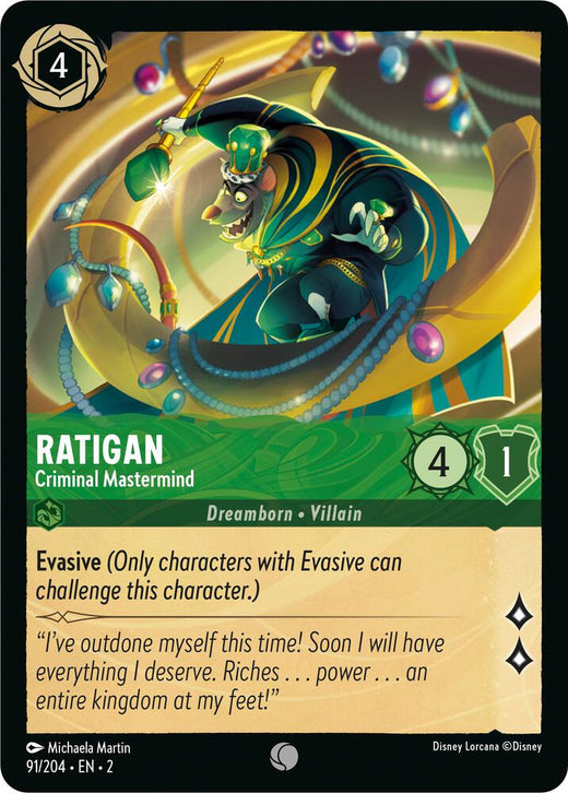 Ratigan - Criminal Mastermind 91/204 Common