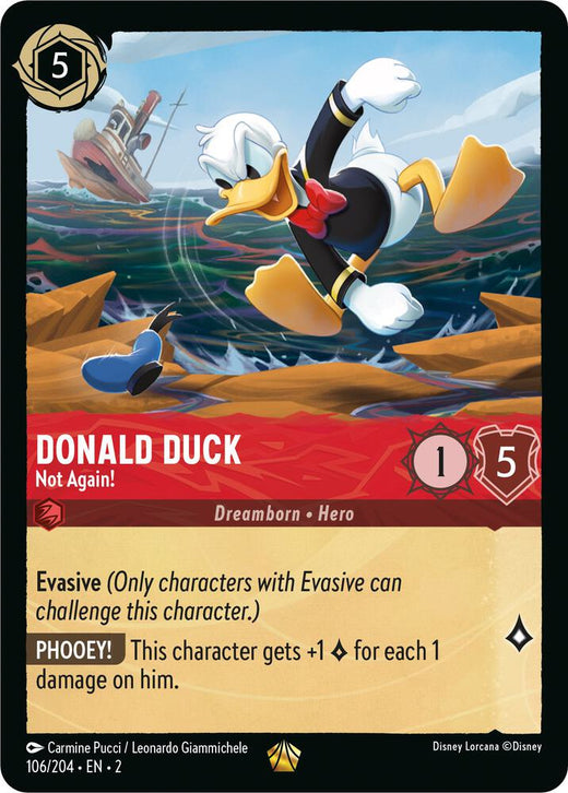 Donald Duck - Not Again! 106/204 Legendary